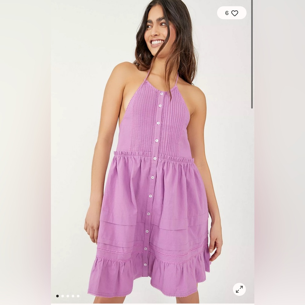 Free people desert day mini dress NWT XL